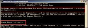 Training exchange server 2010 administrator command prompt 6