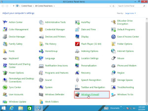 Enable-Disable Window Software Firewall in Windows 8