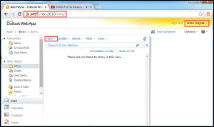 Training exchange server 2010 Testing of Distribution Group outlook web app 4