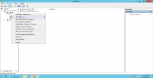 Training to Create a Scope in Windows Server 2012 DHCP