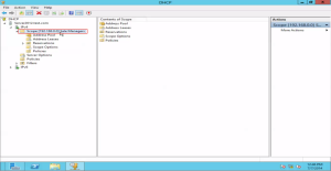 Training to Create a Scope in Windows Server 2012 new scope configured 15