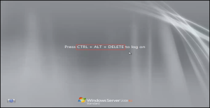 Training to Install Additional Domain Controller in an Existing Forest control+alt+delete