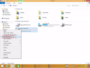 Turn On Off BitLocker Option in Window 8 training manage bitlocker