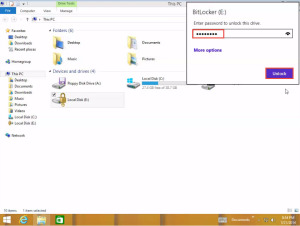 Turn On Off BitLocker Option in Window 8 training unlock